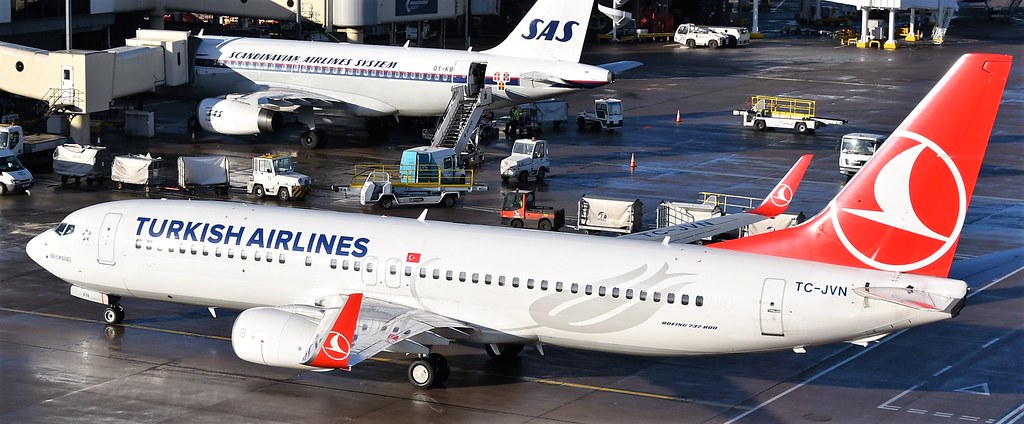 Photo of THY Turkish Airlines TC-JVN, Boeing 737-800