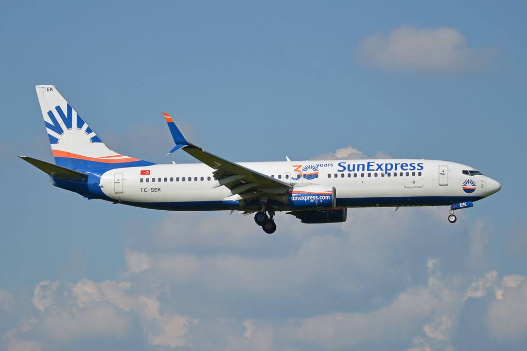 Photo of Sun Express TC-SEK, Boeing 737-800