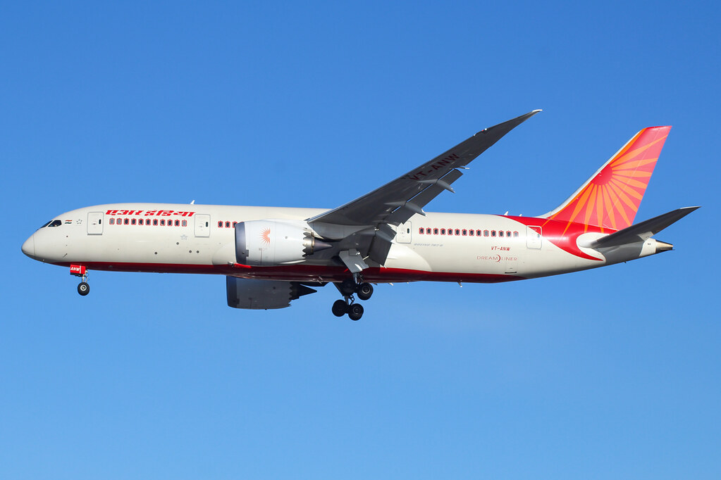 Photo of Air India VT-ANW, Boeing 787-8 Dreamliner