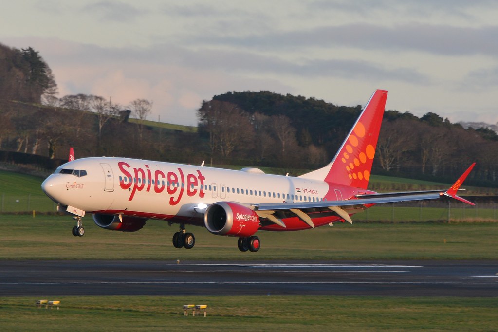 Photo of Spicejet VT-MXJ, Boeing 737-800MAX