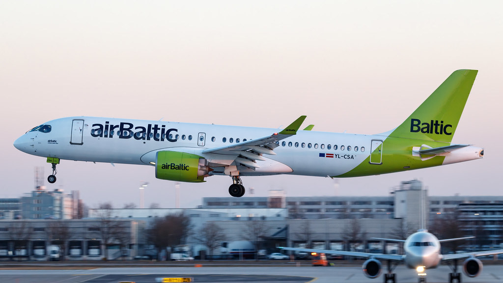 Photo of Air Baltic YL-CSA, Airbus A220-300