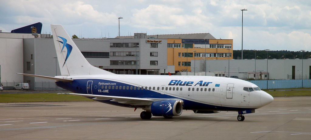 Photo of Blue Air YR-AME, Boeing 737-500