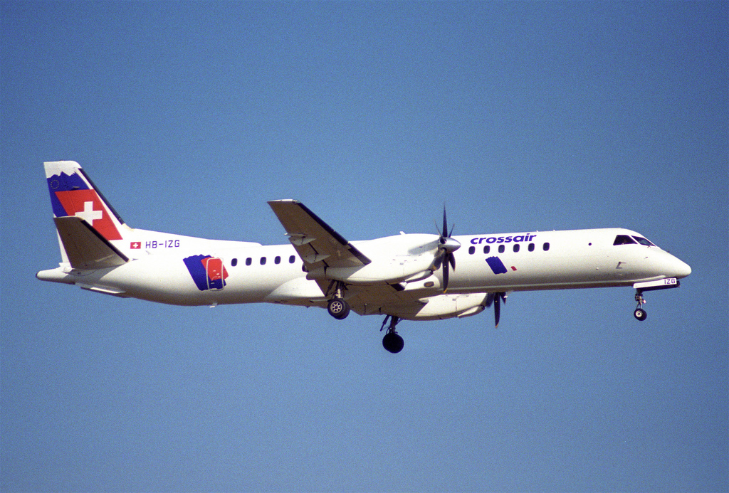 Photo of Darwin Airlines HB-IZG, SAAB 2000