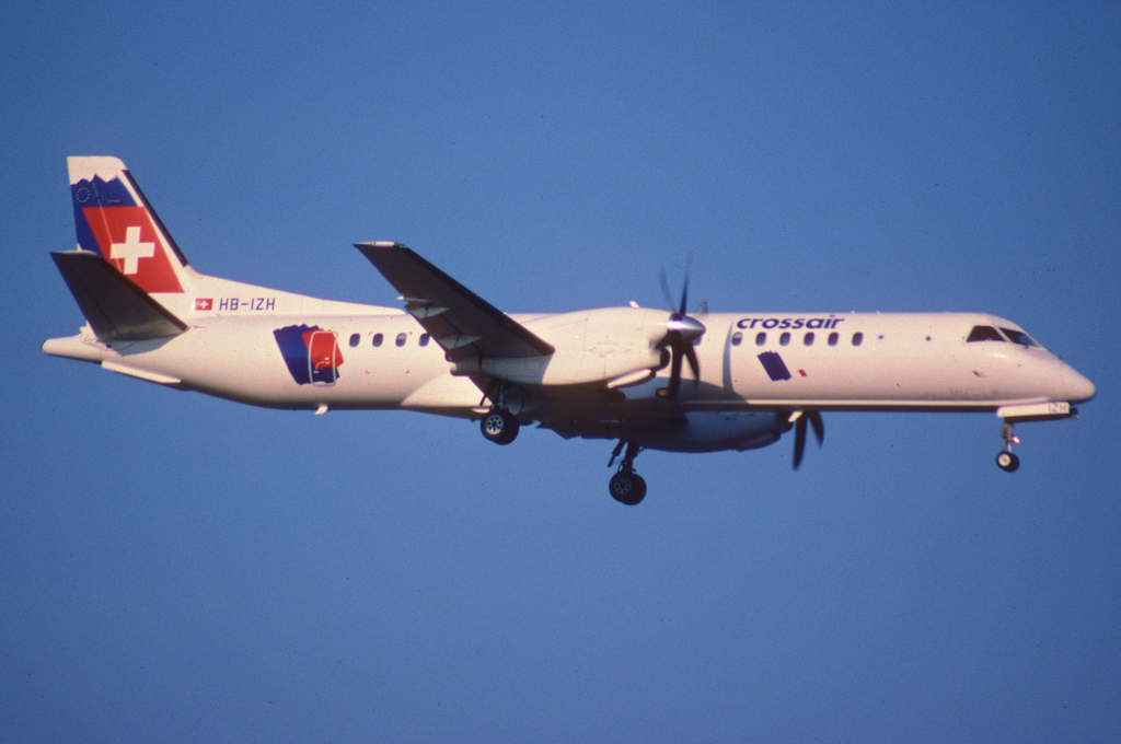 Photo of Darwin Airlines HB-IZH, SAAB 2000
