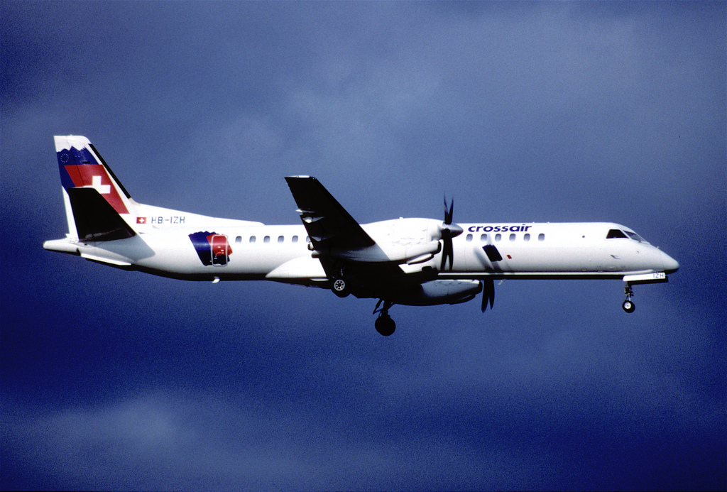 Photo of Darwin Airlines HB-IZH, SAAB 2000