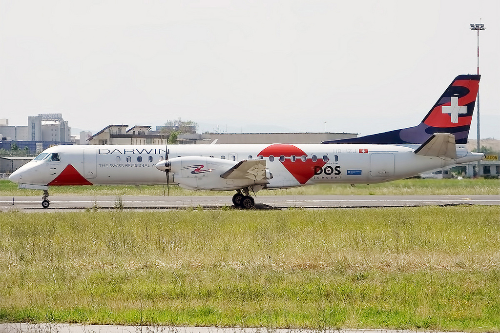 Photo of Darwin Airlines HB-IZJ, SAAB 2000