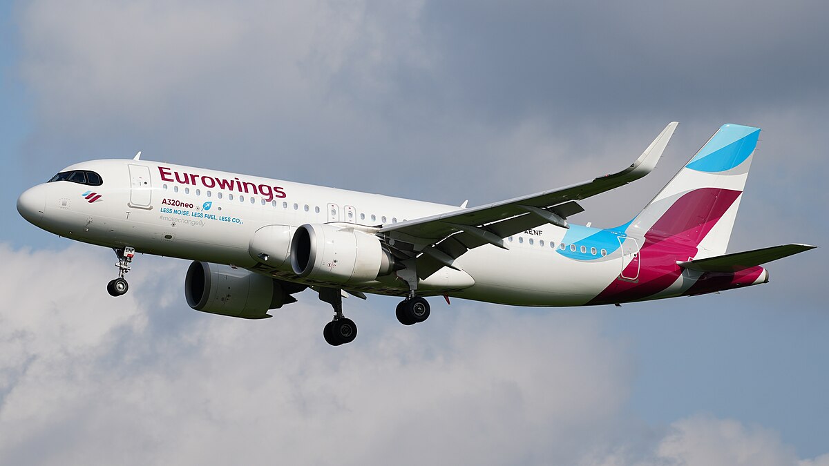 Photo of Eurowings D-AENF, Airbus A320-200N