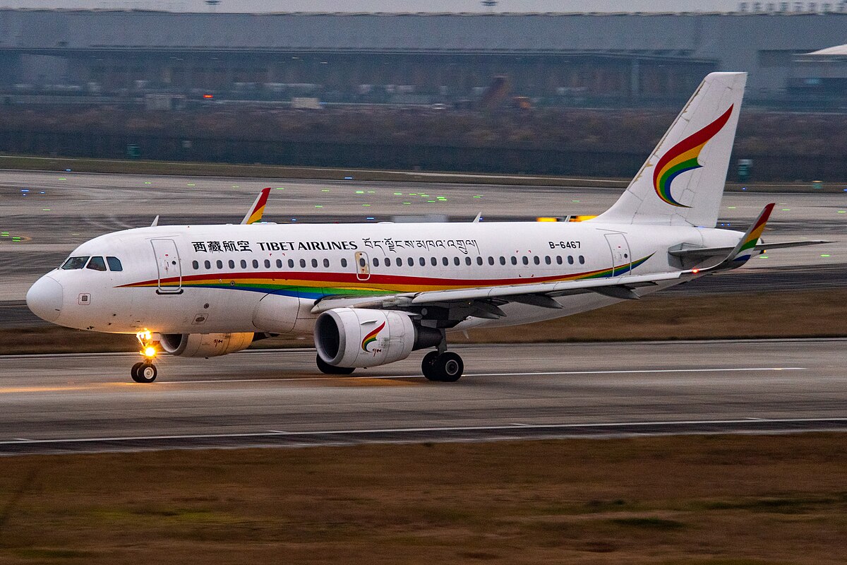Photo of Tibet Airlines B-6467, Airbus A319