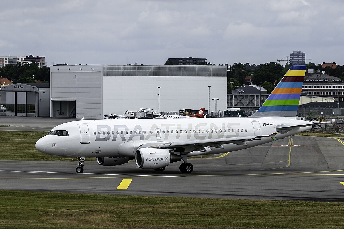Photo of Braathens Regional Airlines SE-RGC, Airbus A319