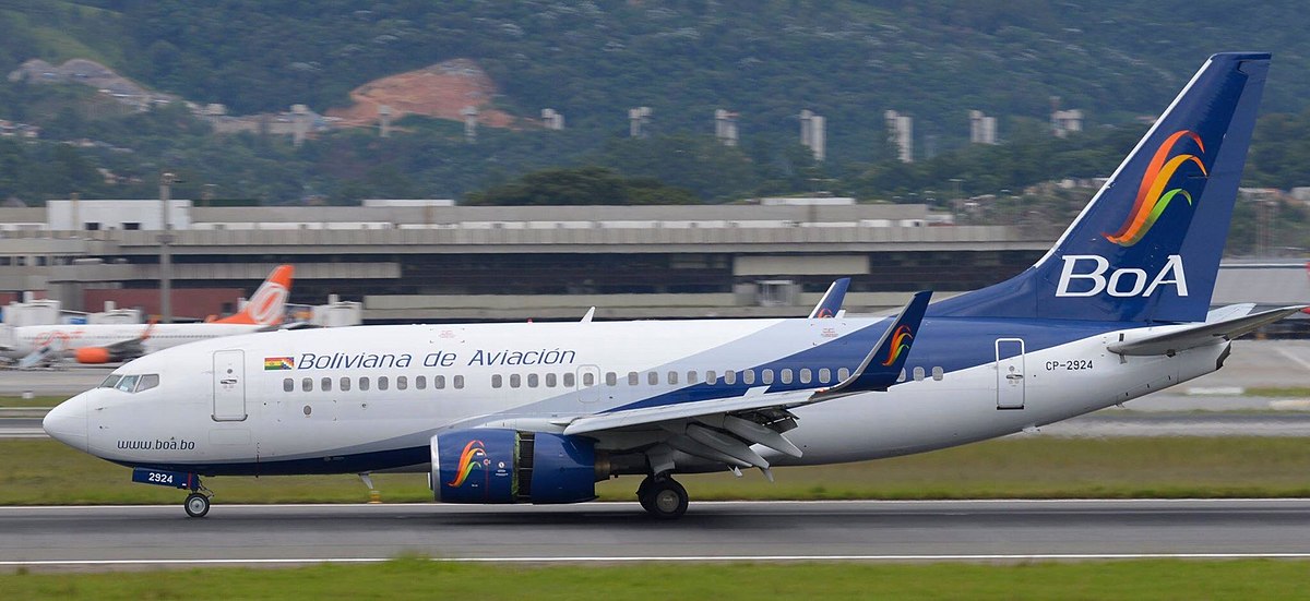 Photo of BoA Boliviana de Aviacion CP-2924, Boeing 737-700