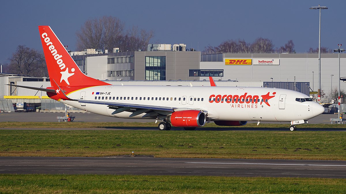 Photo of Corendon Airlines Europe 9H-TJE, Boeing 737-800