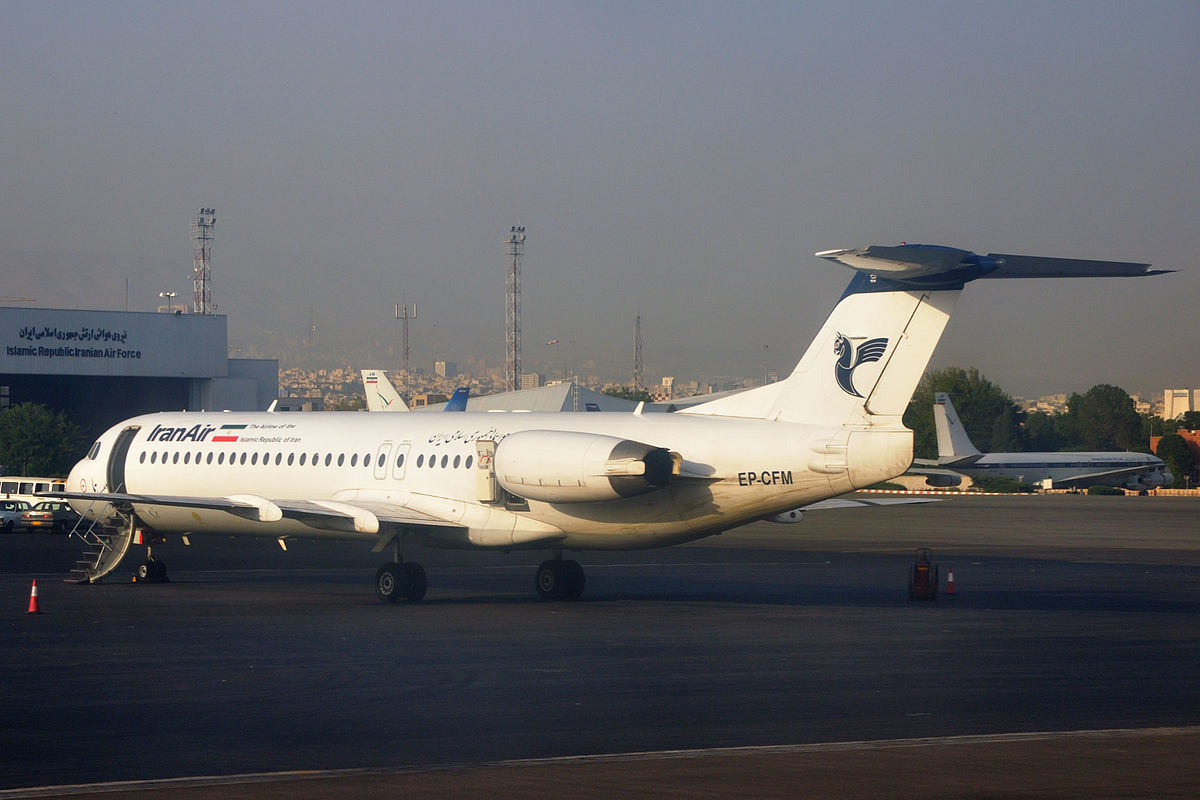 Photo of Iran Air EP-CFM, Fokker 100