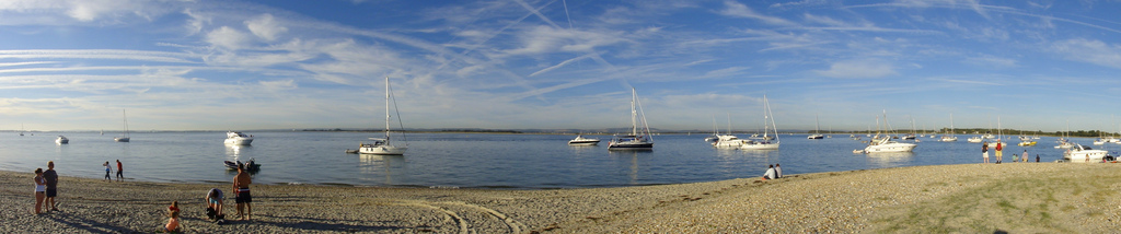 Image of West Wittering Panorama - Sept 2012 - The Marina