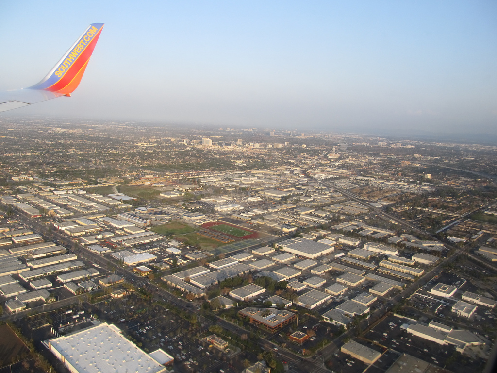Image of Approaching John Wayne International Airport, Orange County, California