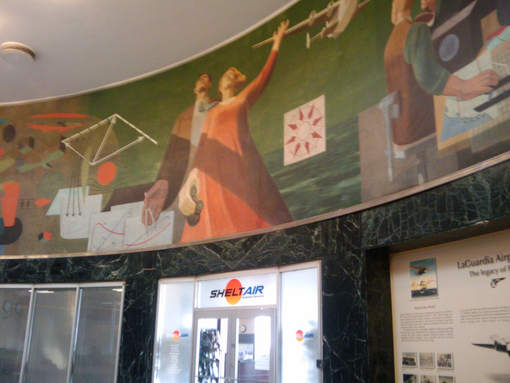 Image of Marine Air Terminal Mural #2