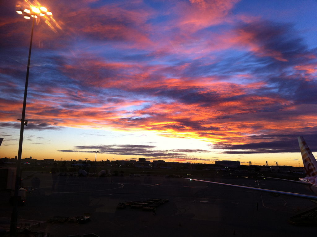 Image of Airport dawn