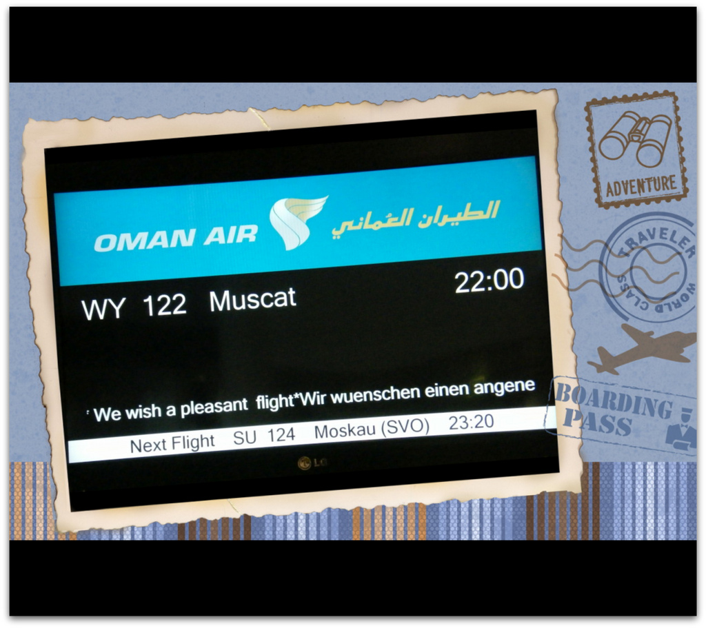 Image of Connecting to our flight with OMAN AIR to Muscat, Sultanate of Oman in Munich : Airport / MUC : After coming in from London / LHR with LUFTHANSA! Enjoy aviation! :)