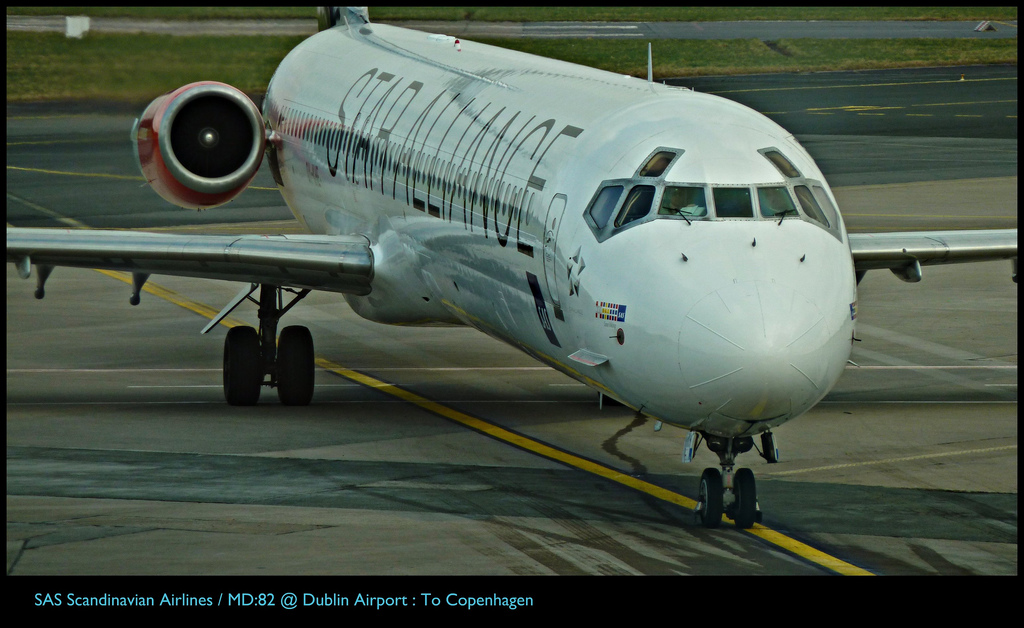 Image of [ Aviation Passion : MD82 ] Flight from Dublin to Copenhagen / on to Helsinki / with Scandinavian Airlines System : Pure Joy and Pleasure! [ A SERIES : Look INSIDE ]
