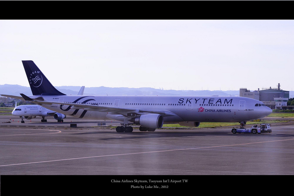 Image of China Airlines Skyteam, Taoyuan Int'l Airport, Taiwan
