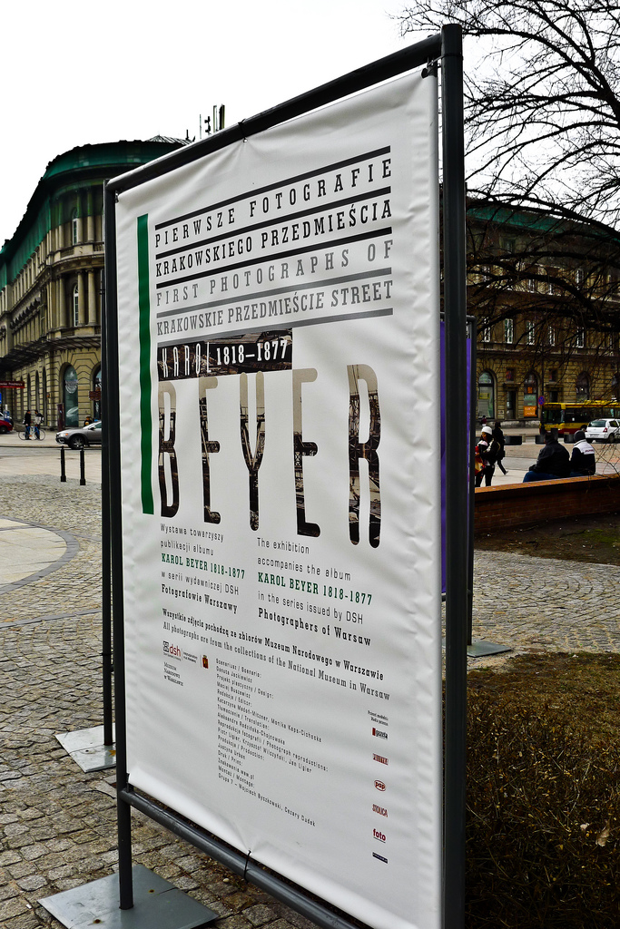 Image of // OBSERVE // ART & CULTURE // Karol Beyer [ 1818 : 1877 ] : A walk along 19th-century Krakowskie Przedmieście Street // Warsaw // Poland //