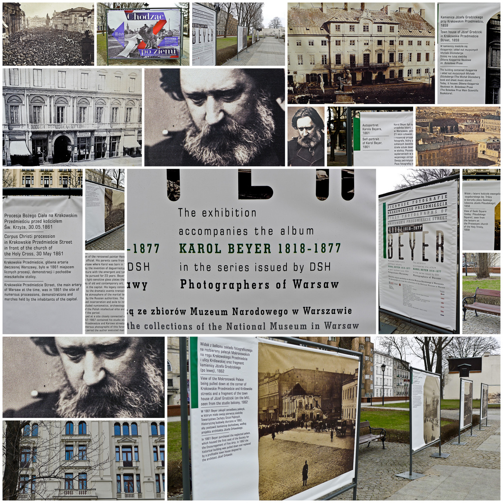 Image of // OBSERVE // ART & CULTURE // Karol Beyer [ 1818 : 1877 ] : A walk along 19th-century Krakowskie Przedmieście Street // Warsaw // Poland //