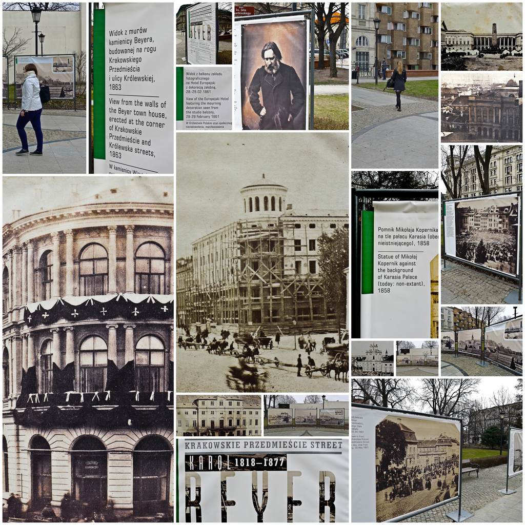 Image of // OBSERVE // ART & CULTURE // Karol Beyer [ 1818 : 1877 ] : A walk along 19th-century Krakowskie Przedmieście Street // Warsaw // Poland //